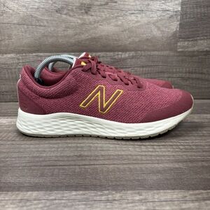 New Balance Fresh Foam Arishi v3 Red Gold Womens US Size 7 WARISMR3 Running Shoe